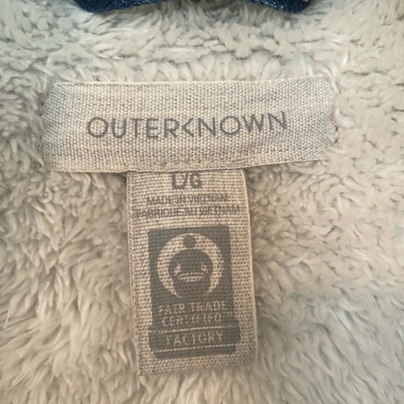 Outerknown Denim Sherpa Trench Coat - Picture 3 of 7